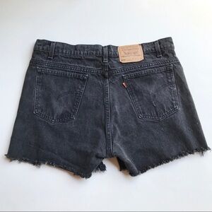 Vintage Levi’s 505 distressed shorts